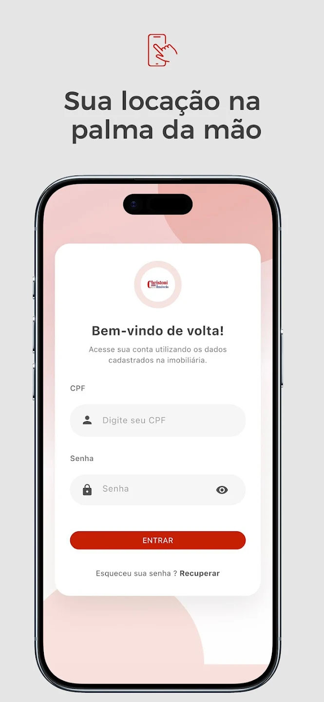 Tela 1 do aplicativo Christoni Imoveis